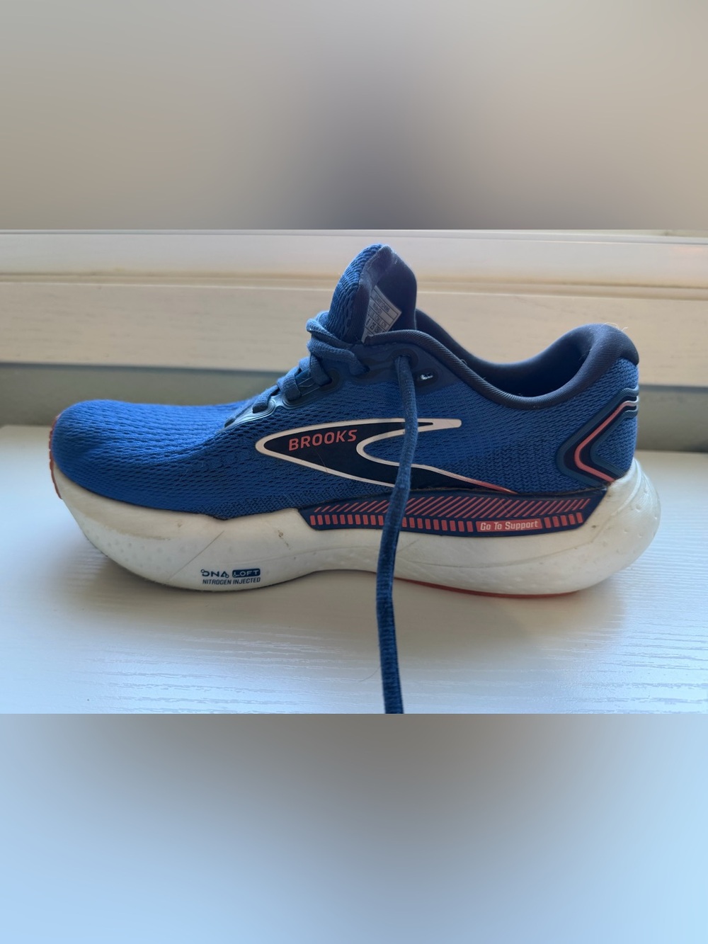 Brooks Glycerin GTS 21 Women’s Running Shoes Size 8 Wide Blue DNA Loft Support - Picture 3 of 16